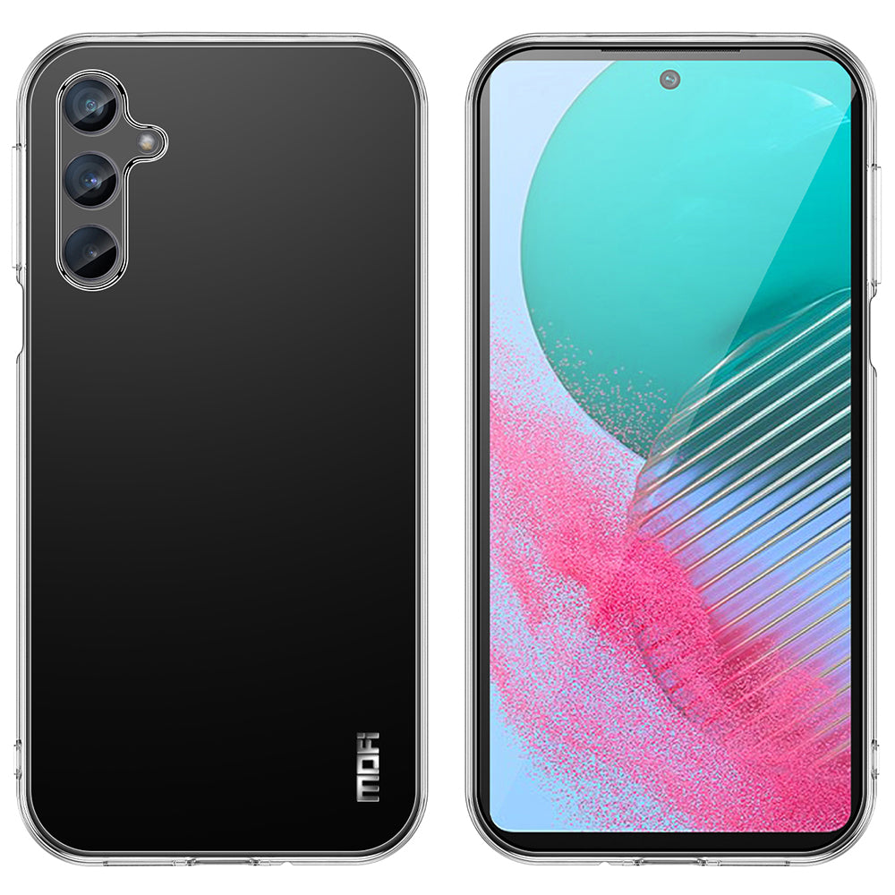 MOFI TPU pouzdro na telefon pro Samsung Galaxy F34 5G / M34 5G, průhledný kryt na telefon odolný proti poškrábání MOFI TPU pouzdro na telefon pro Samsung Galaxy F34 5G / M34 5G, průhledný kryt na telefon odolný proti poškrábání